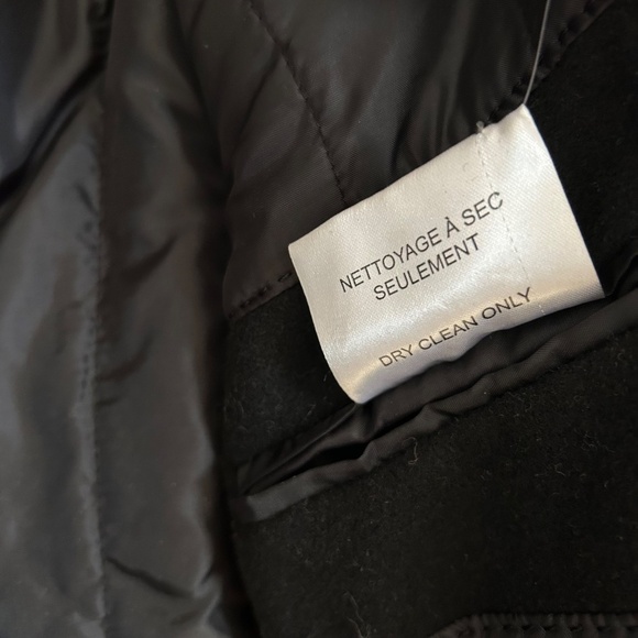 Strauss Men’s Insulated Wool Blend Black Winter Pea Coat Jacket - Picture 9 of 10